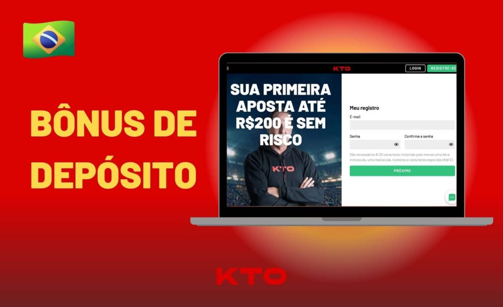 bônus de depósito KTO Brasil