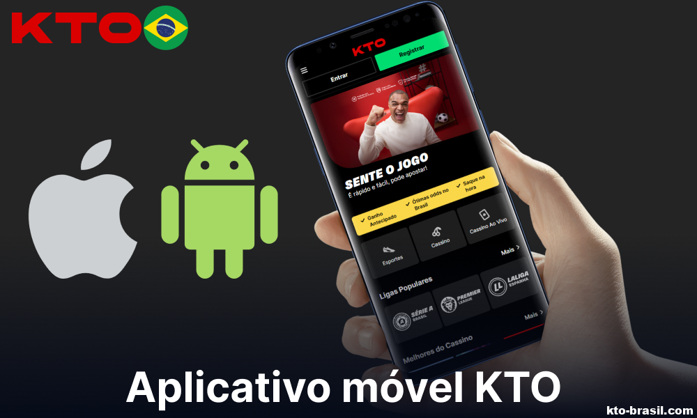 Aplicativo móvel da KTO para Android e iOS disponível no Brasil