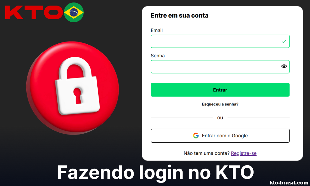Guia de acesso ao site da KTO para jogadores do Brasil